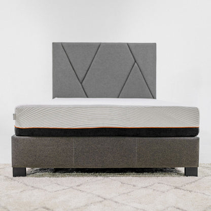 Regen - 10" King Size Cooling Copper Infused Memory Foam Mattress - White