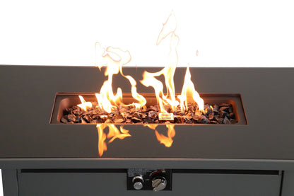 Rectangle Fire Pit - Gray