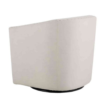Swivel Chair With High Density Foam Cushion / Silver Nailhead Detailing - Multicolor