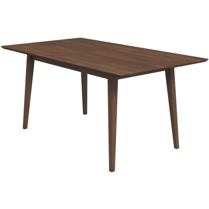 Levi - Modern Rectangular Dining Kitchen Table - Brown