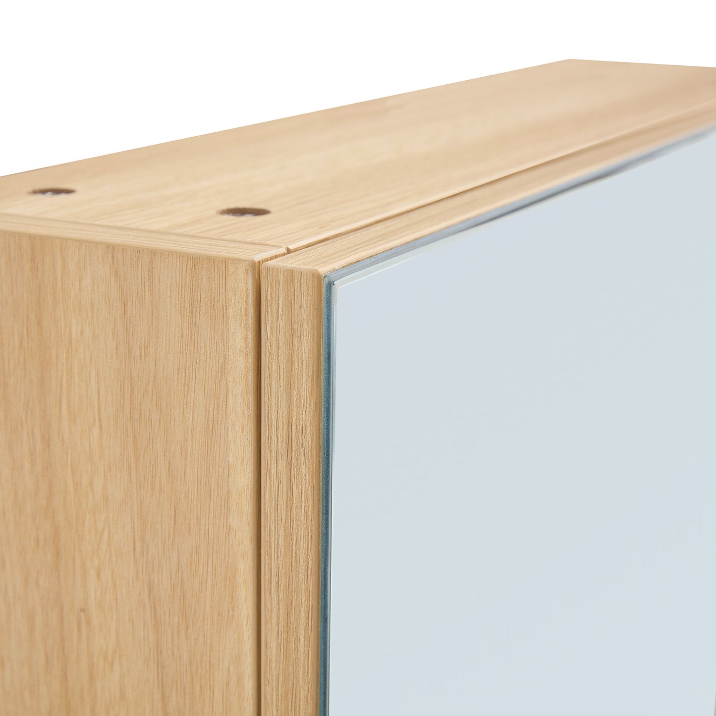 Wall Mounted Bathroom Storage Cabinet With Mirror Door, Medicine Cabinet, Over The Toilet Storage Cabinet With Shelves And Towel Rack - Burly Wood