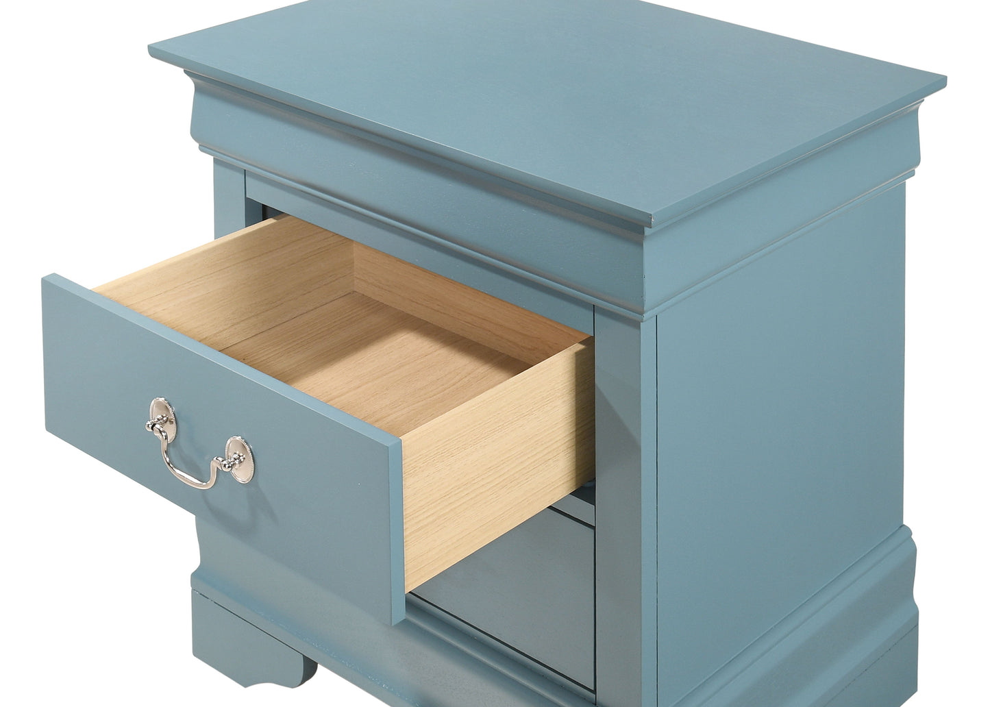 Louis Phillipe - Compact Nightstand - Teal