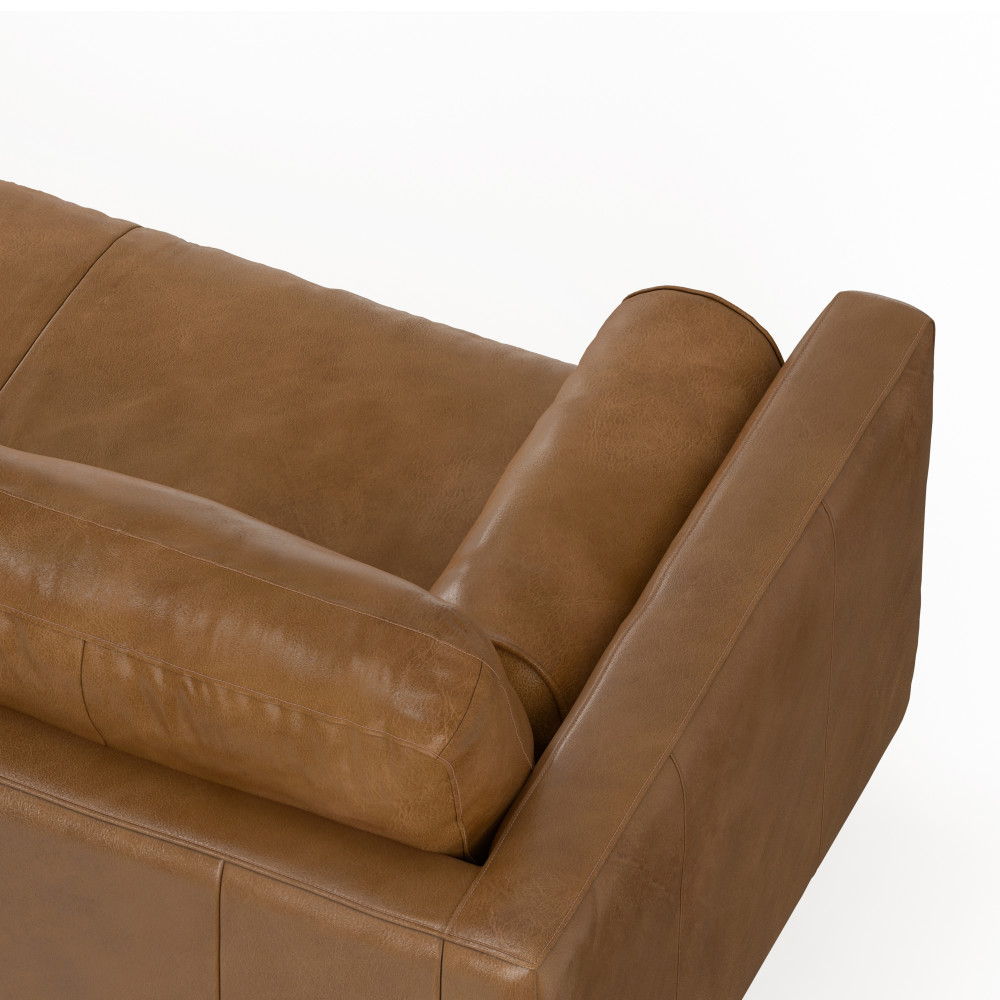 Morrison - Upholstered Sofa And Ottoman Set - Brown