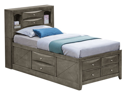 Marilla - Twin Storage Bed - Gray