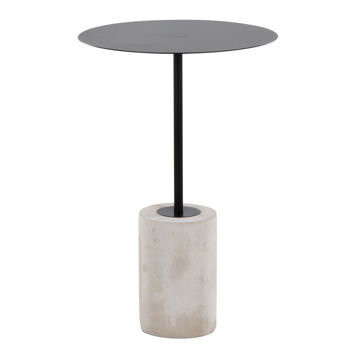 Symbol - Contemporary Side Table - Concrete / Black