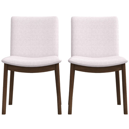 Laura - Mid-Century Modern Dining Chair (Set of 2) - Beige