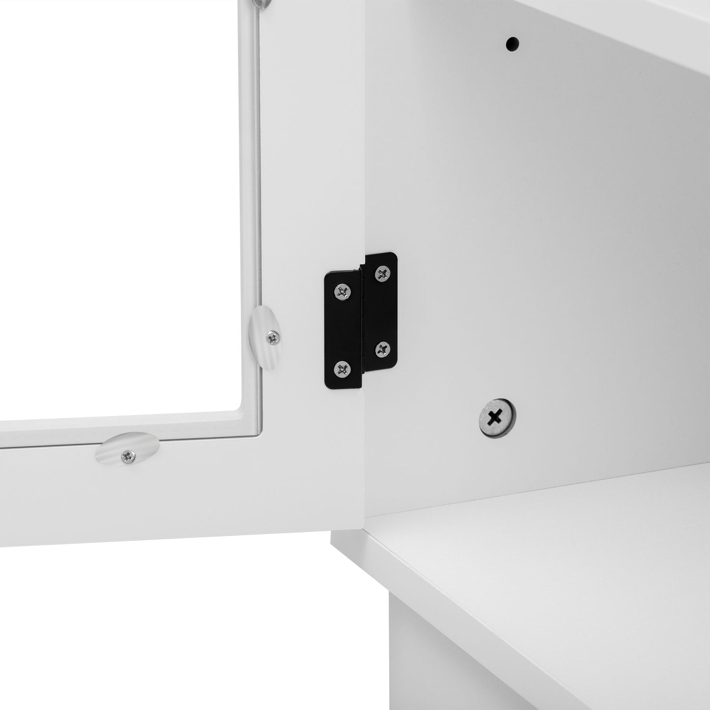 Modern Minimalist TV Stand For TVs Up To 75", Entertainment Center Media Console Cabinet With Adjustable Shelves For Living Room - White