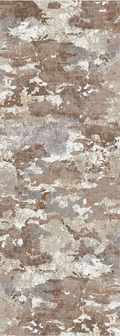 Sphinx - Indoor & Outdoor Washable Non - Slip Runner Rug - Cream / Brown