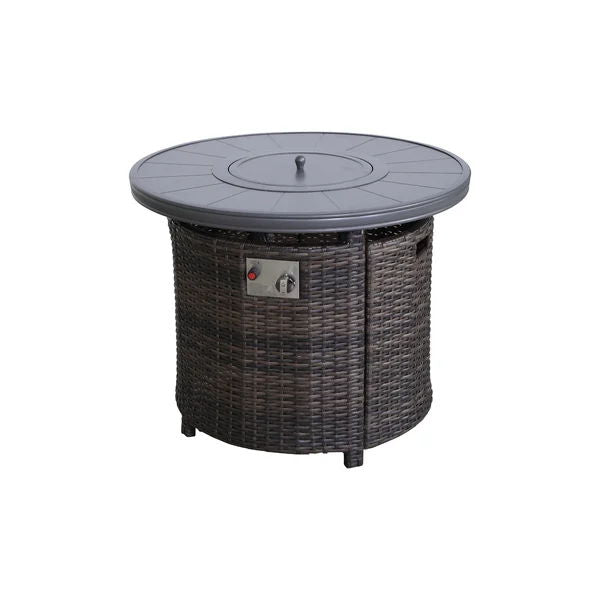 Propane Outdoor Fire Pit Table - Espresso