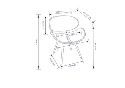 Marana - Dining Chair - Black