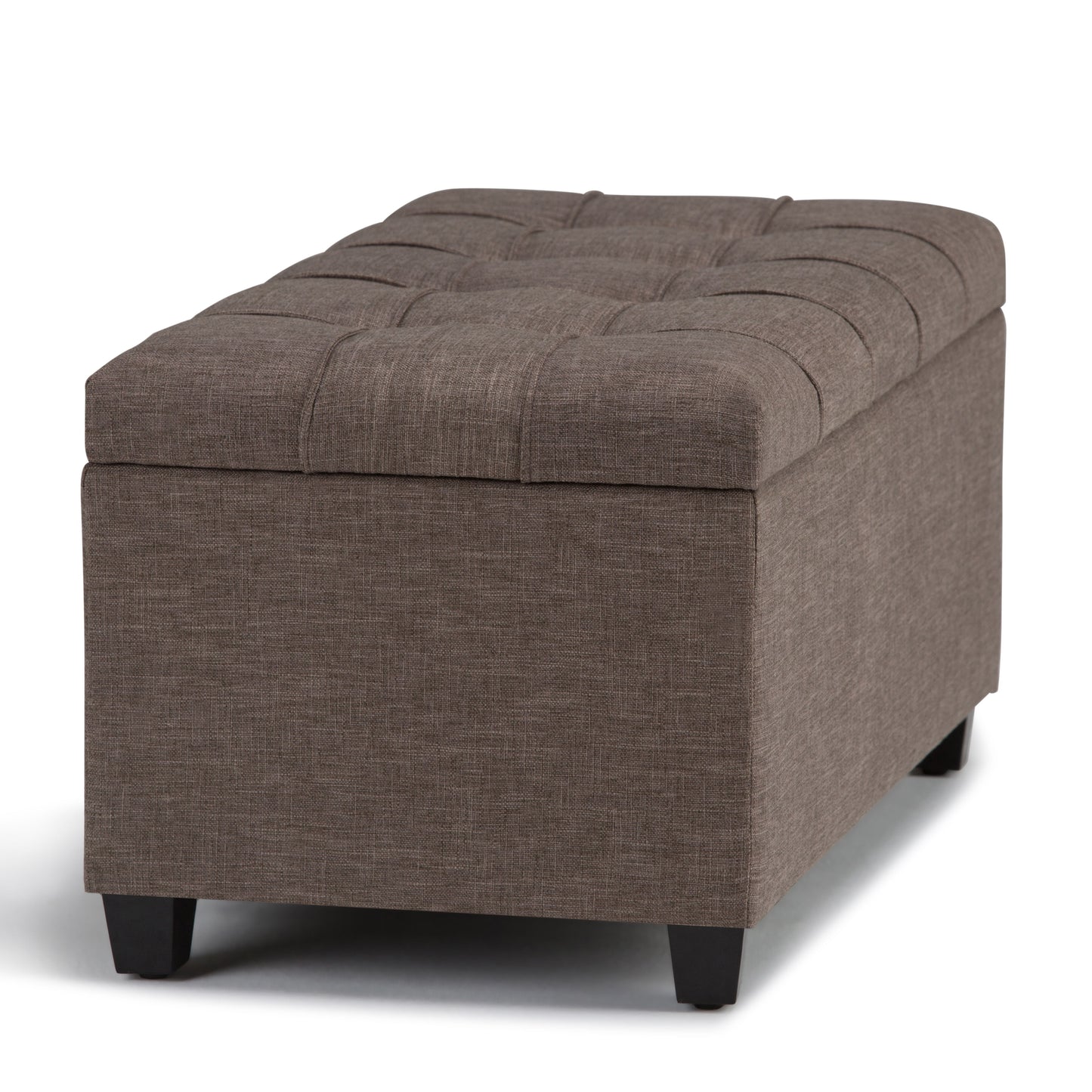 Sienna - Storage Ottoman Bench - Fawn Brown