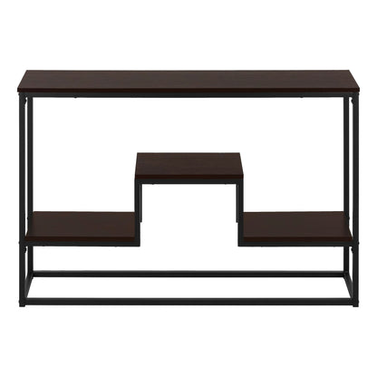 Accent Console Table For Entryway, Contemporary And Modern - Espresso
