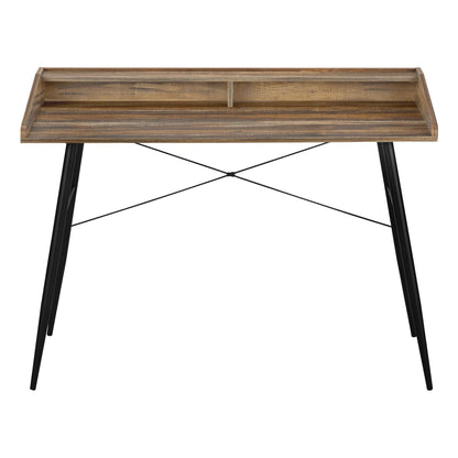 Computer Desk For Home Office, Laptop, Storage Shelves, Versatile Placement - Brown