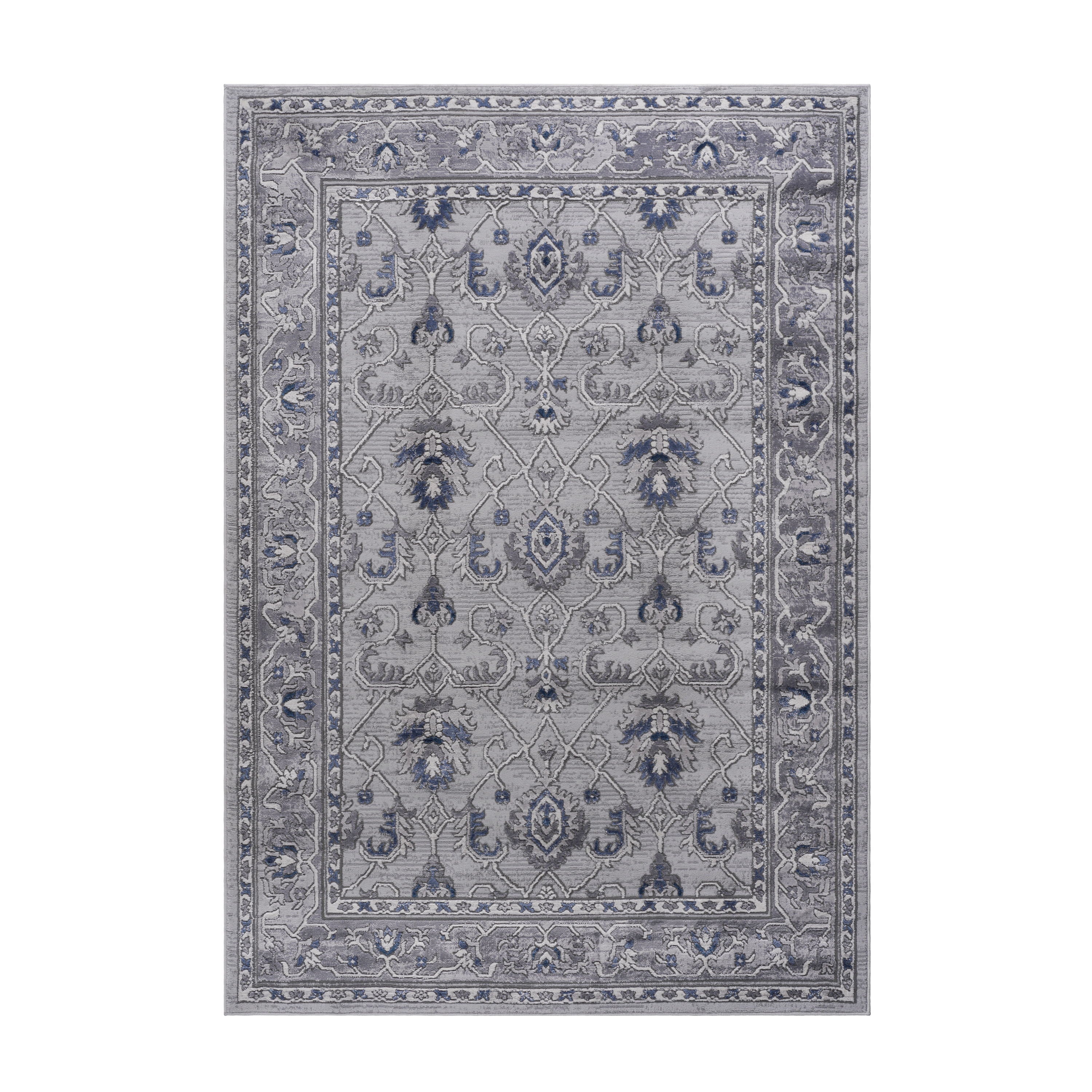 Marfi - 5' X 7' Oriental Area Rug - Gray / Blue