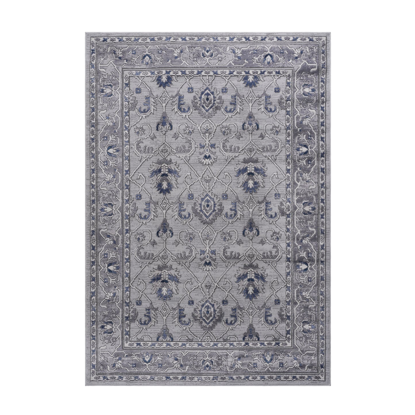 Marfi - 5' X 7' Oriental Area Rug - Gray / Blue