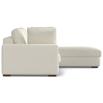 Charlie - Deep Seater Right Sectional Sofa - Cream