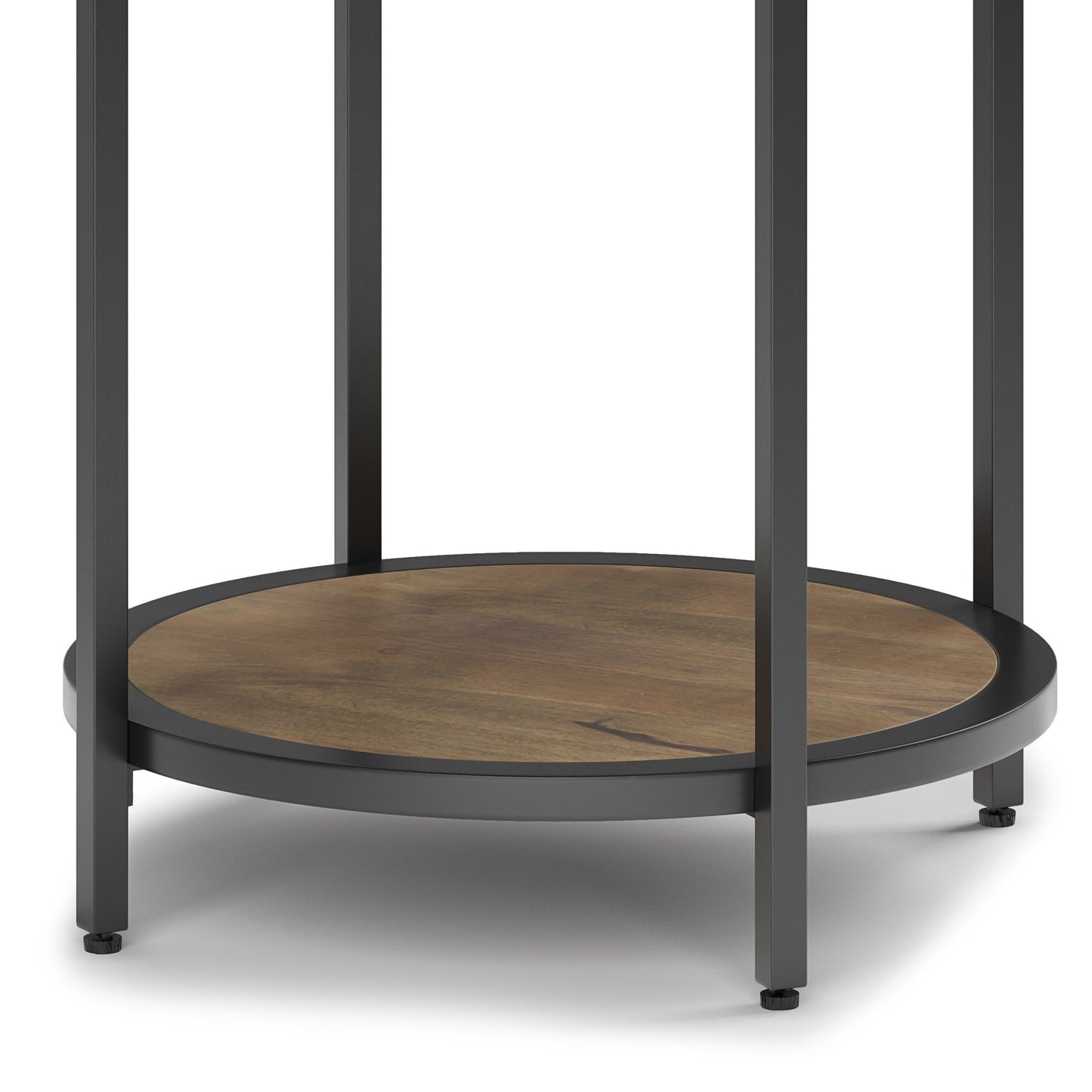 Jenna - Round Side Table - Warm Gray