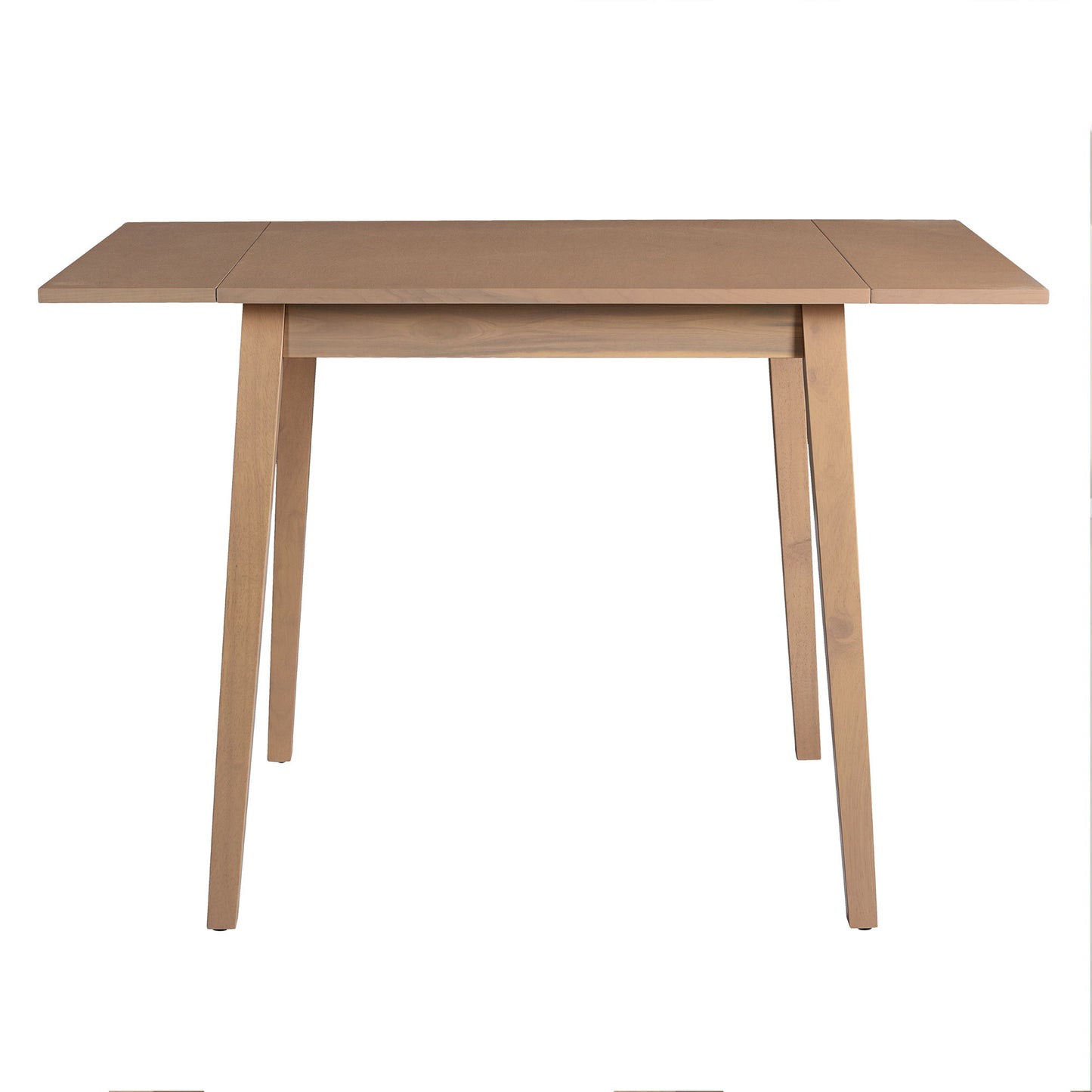 3 Piece Kitchen Dining Set With Drop Leaf Dining Table And 2 Dining Upholstered Chairs, Dining Room Set For Small Places - Natural