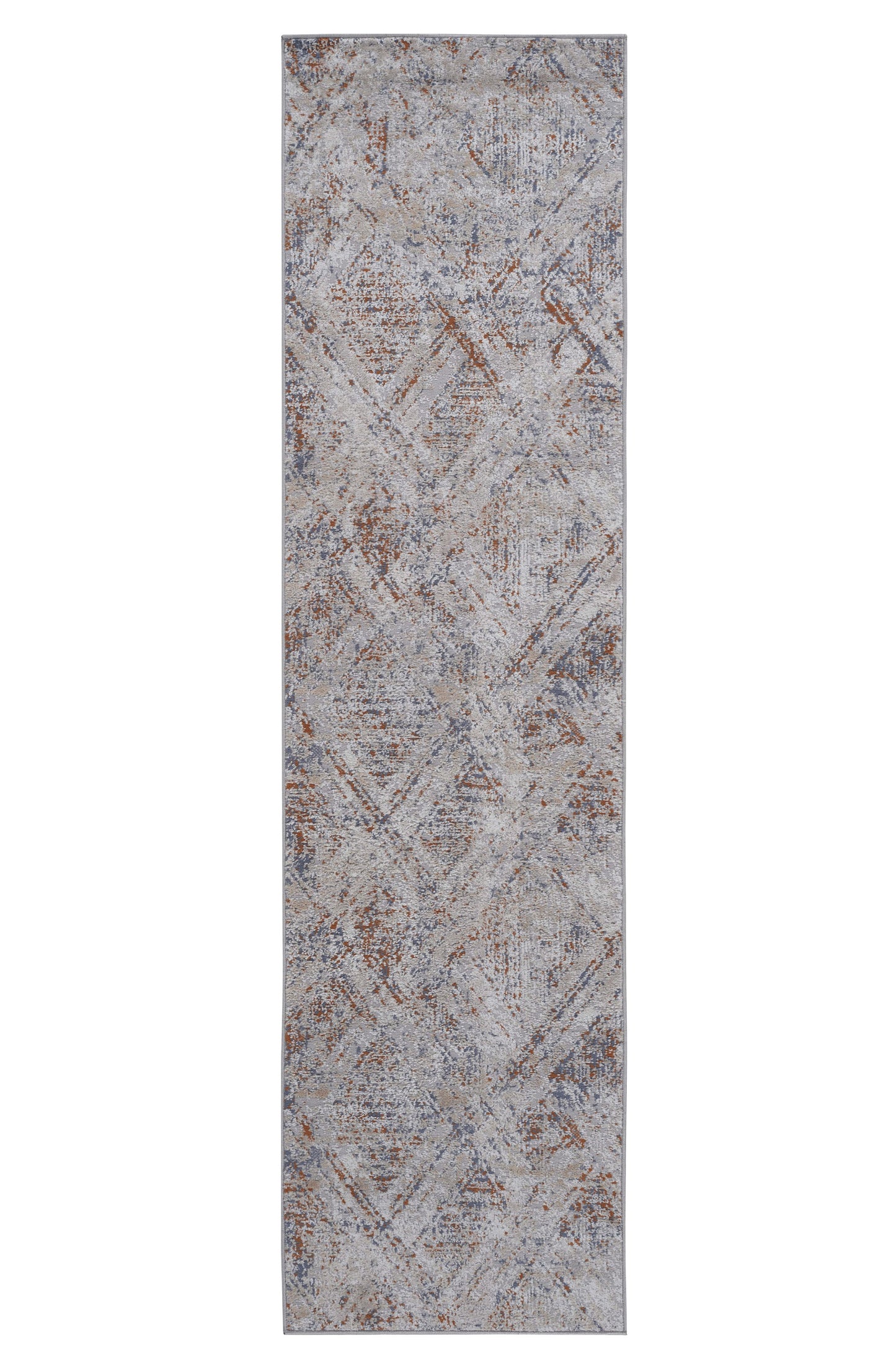 Payas - 2' X 8' Geometric Runner Rug - Beige