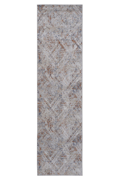 Payas - 2' X 8' Geometric Runner Rug - Beige