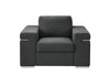 Gianna - Black Linen Fabric Arm Chair