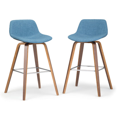 Randolph - Bentwood Counter / Bar Height Stool Multifunctional (Set of 2) - Blue