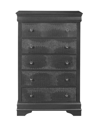 Shaker - Crocodile Chest - Metallic Gray