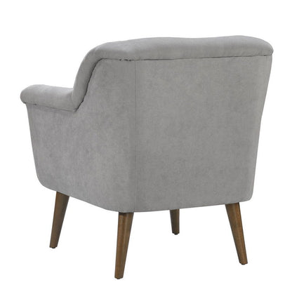 Shelby - Woven Fabric Oversized Armchair - Steel Gray