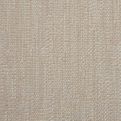 Mid - Century Design Lounge Chair With Upholstered Seat - Cream