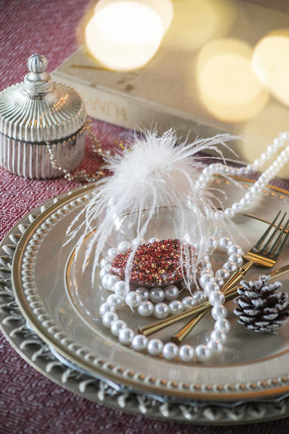 Christmas Ball Ornaments, Decorative Hanging Ball Christmas Tree Ornaments, For Holiday Decorations (Set of 6) - Multi