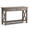 Kitchener - Console Sofa Table - Distressed Gray