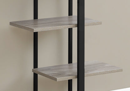 Bookshelf, Bookcase, Etagere, 5 Tier, Office, Contemporary & Modern - Taupe
