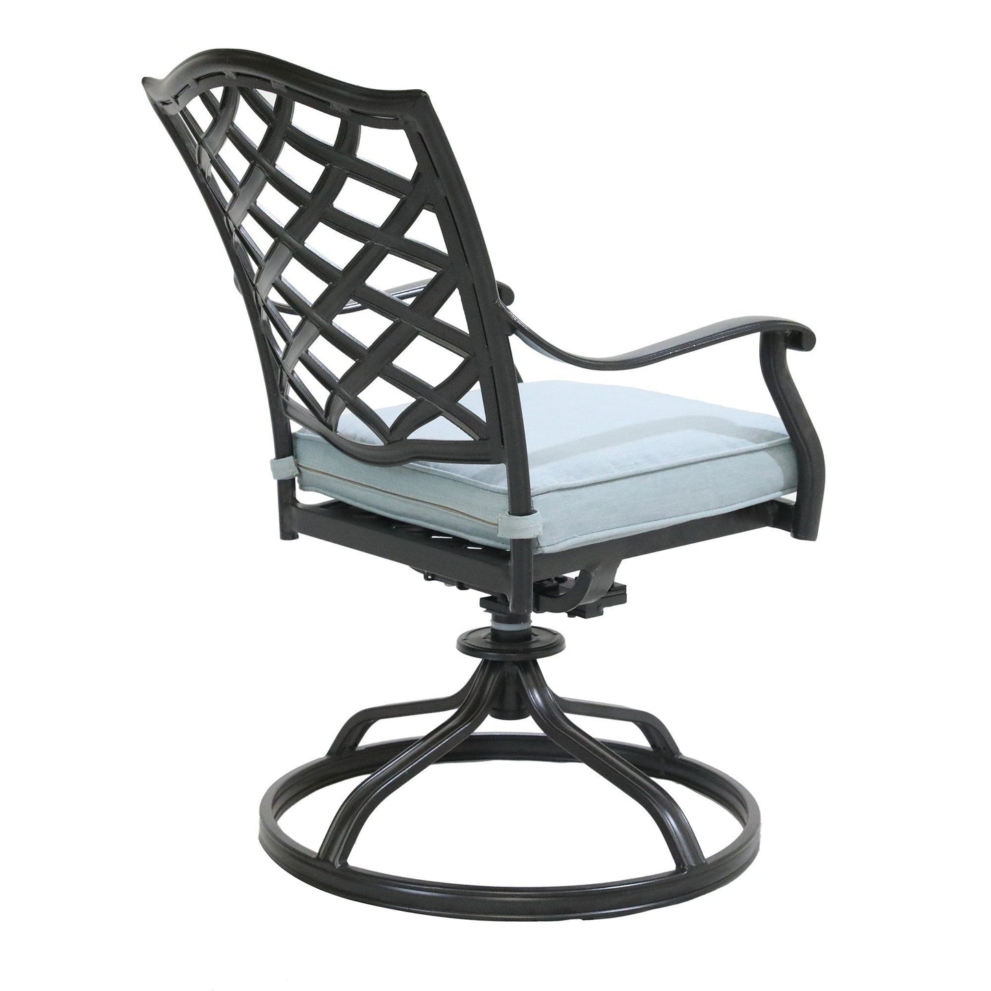 Dining Swivel Chair (Set of 2) - Light Blue