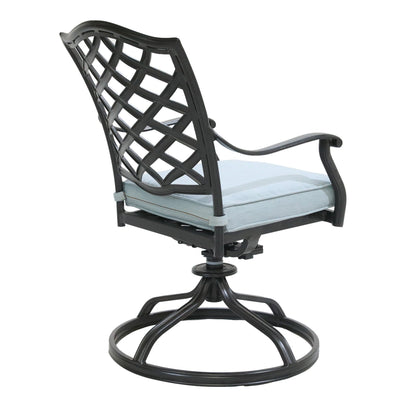 Dining Swivel Chair (Set of 2) - Light Blue