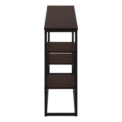 Accent Console Table For Entryway, Contemporary And Modern - Espresso