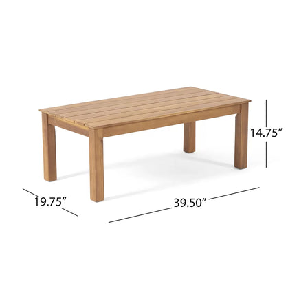 Avacyn - Outdoor 4 Seater Chat Set With Cushions - Natural / Cream