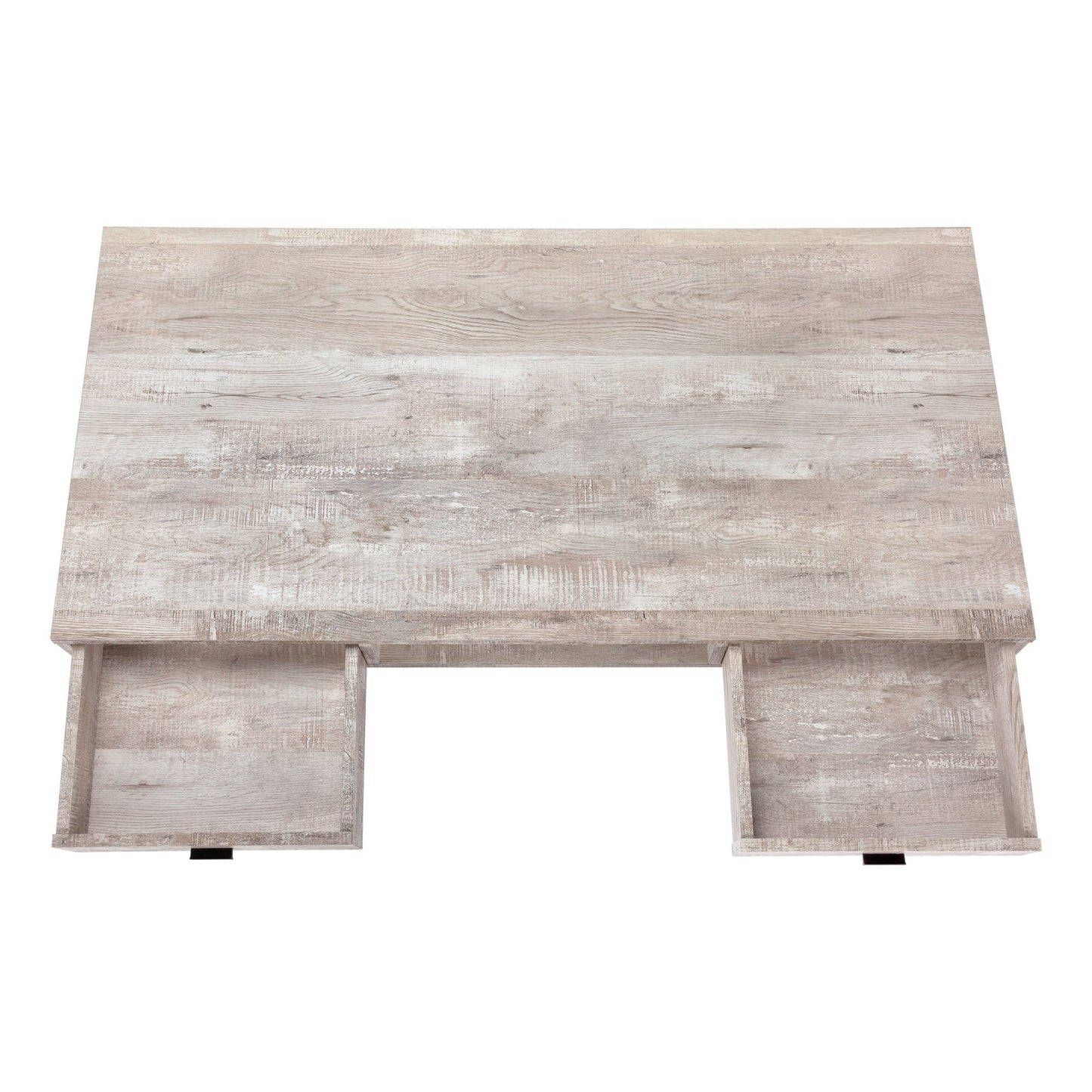 Computer Desk For Home Office, Laptop, Storage Drawers, Modern - Taupe