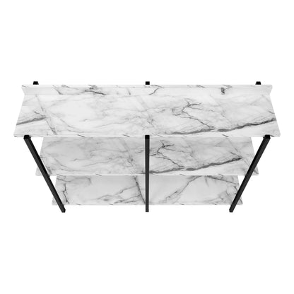 Accent Console Table For Entryway, Contemporary And Modern - White / Gray