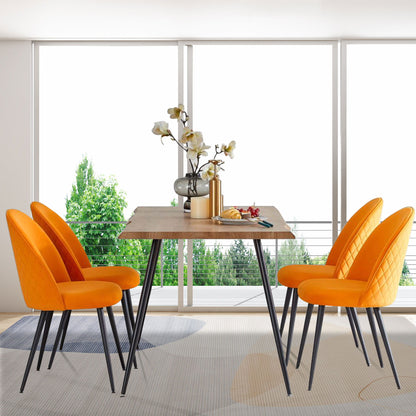 Dining Side Chairs (Set of 4) - Orange