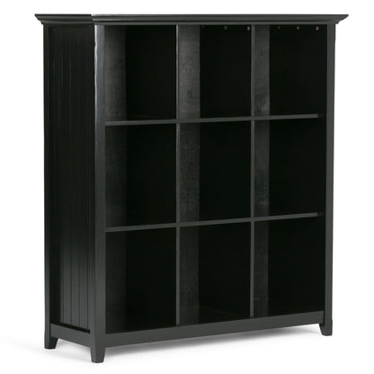 Acadian - 9 Cube Bookcase And Storage Unit - Black