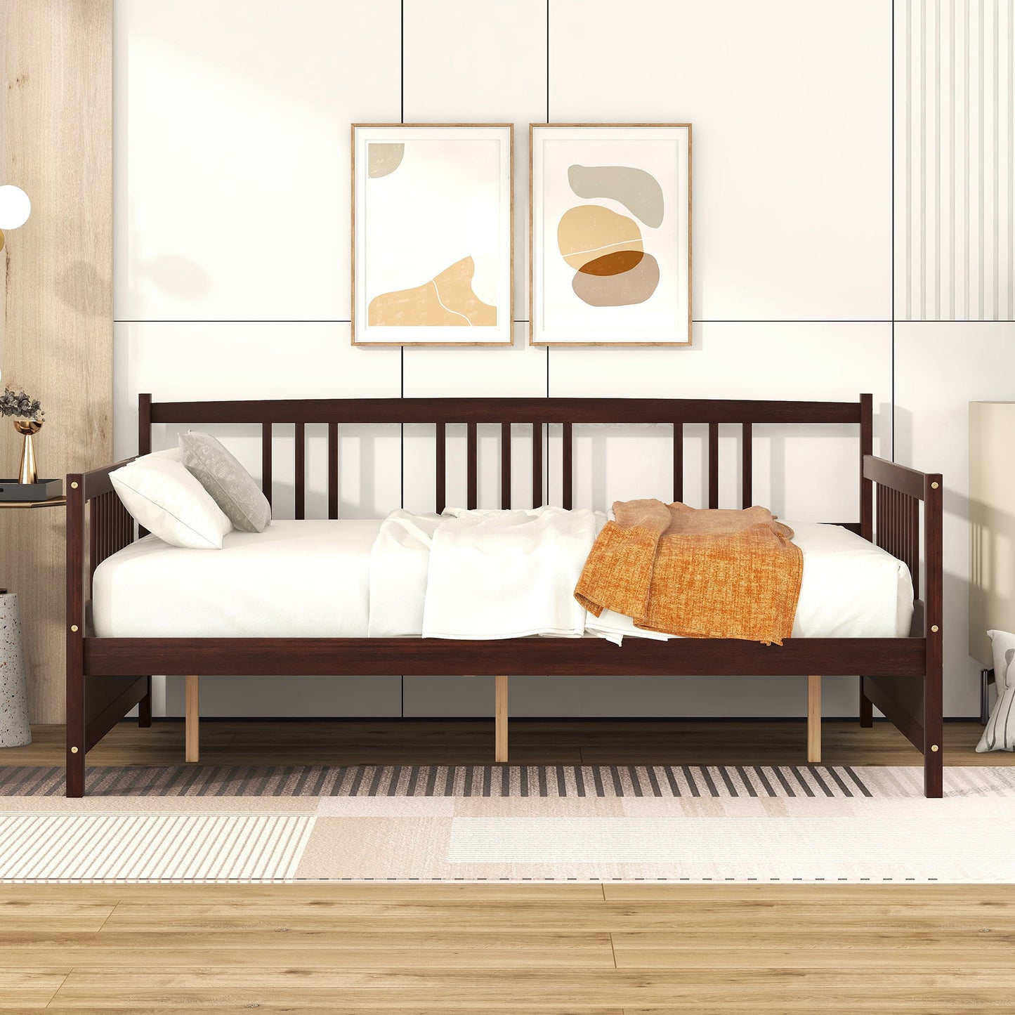 Full Size Daybed With Support Legs - Espresso