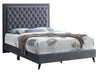 Queen Bed Classic Design - Gray