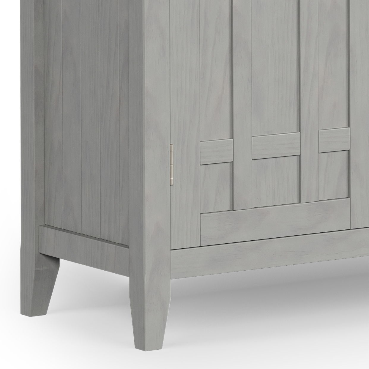 Bedford - Sideboard Buffet And Wine Rack - Fog Gray