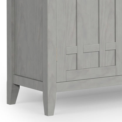 Bedford - Sideboard Buffet And Wine Rack - Fog Gray