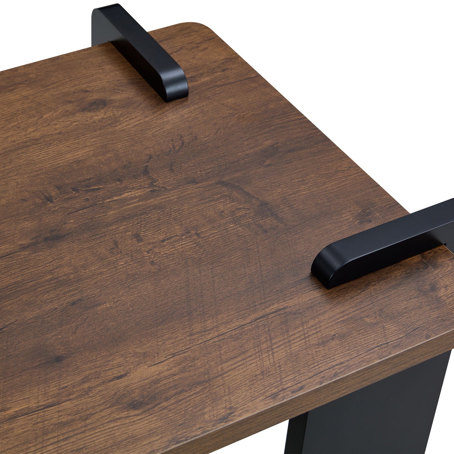 Walnut Colored Coffee Table, Suitable For Modern Minimalist Living Rooms - Walnut