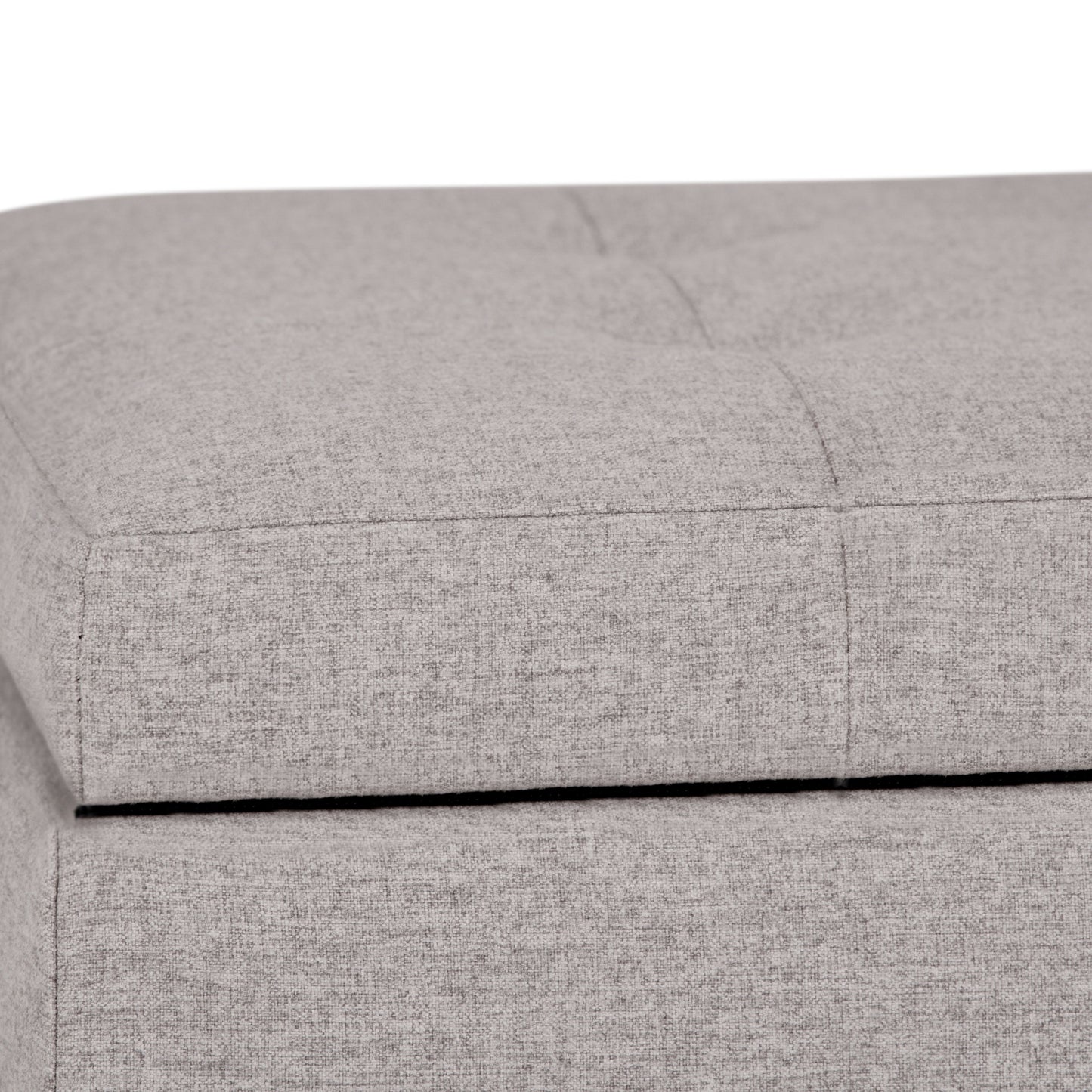 Cosmopolitan - Storage Ottoman - Cloud Gray