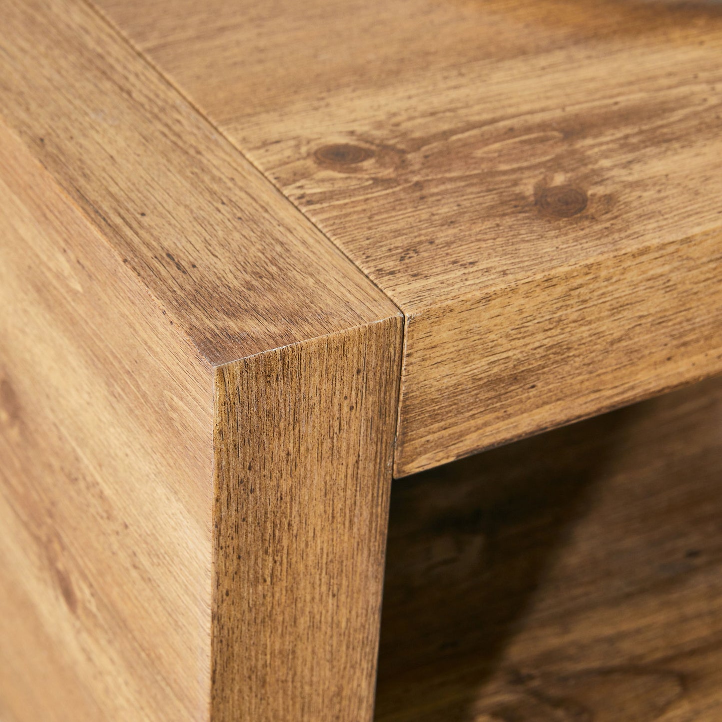 Modern Minimalist Rectangular Coffee Table Measuring Embodies The Simple Charm Of Mid Century Aesthetics, Adding A Touch Of Elegance To Your Living Room - Natural Wood