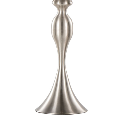 Ashland - Contemporary Table Lamp (Set of 2) - Nickel / Gray
