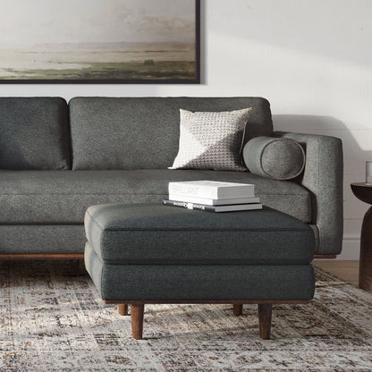 Morrison - Ottoman - Charcoal Gray