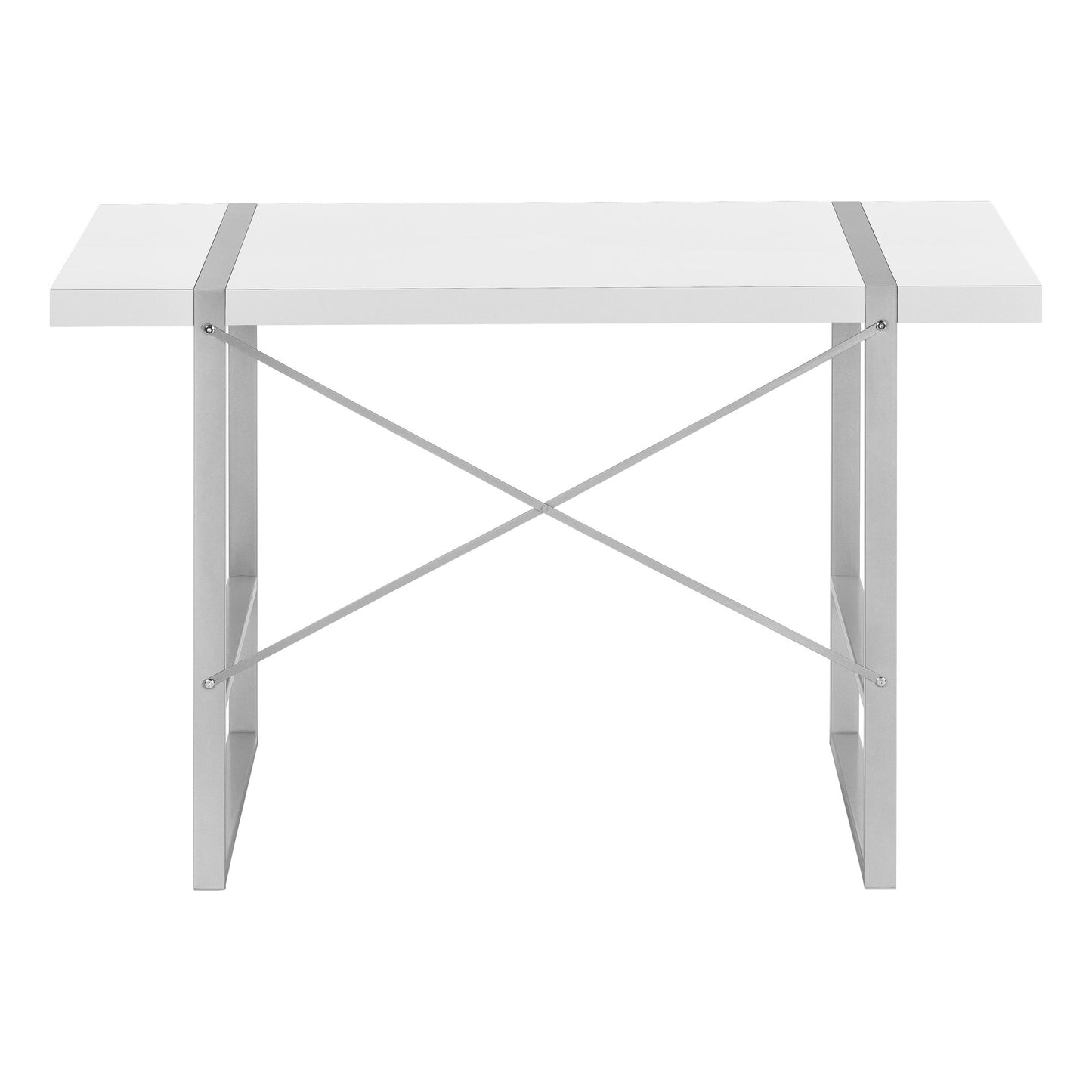 Computer Desk For Home Office, Laptop, Contemporary Versatile Placement - White